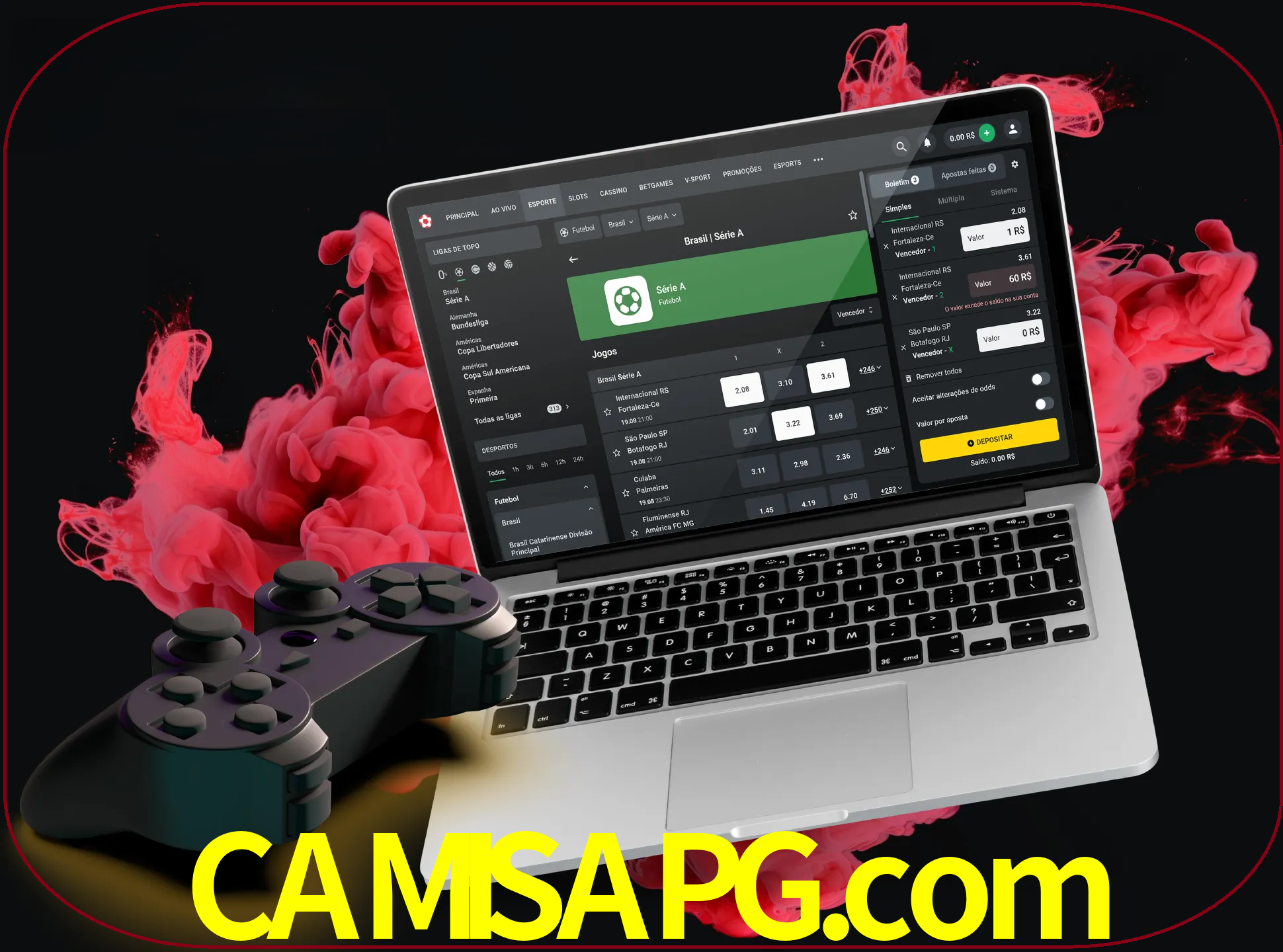 Visite a secção especial de jogos de vídeo em camisapg para descobrir em que jogos pode apostar e ganhar muito dinheiro.