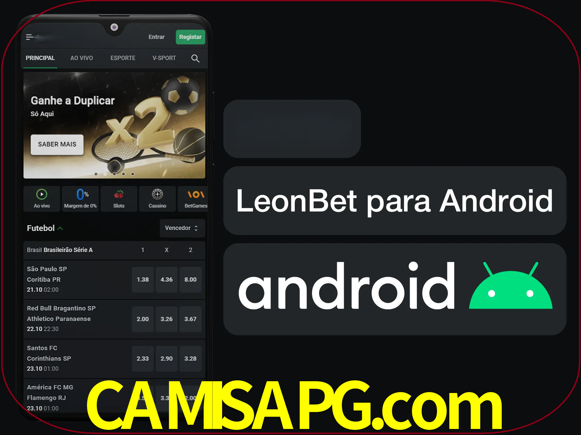 Adquira sua versão poket de LeonBet.