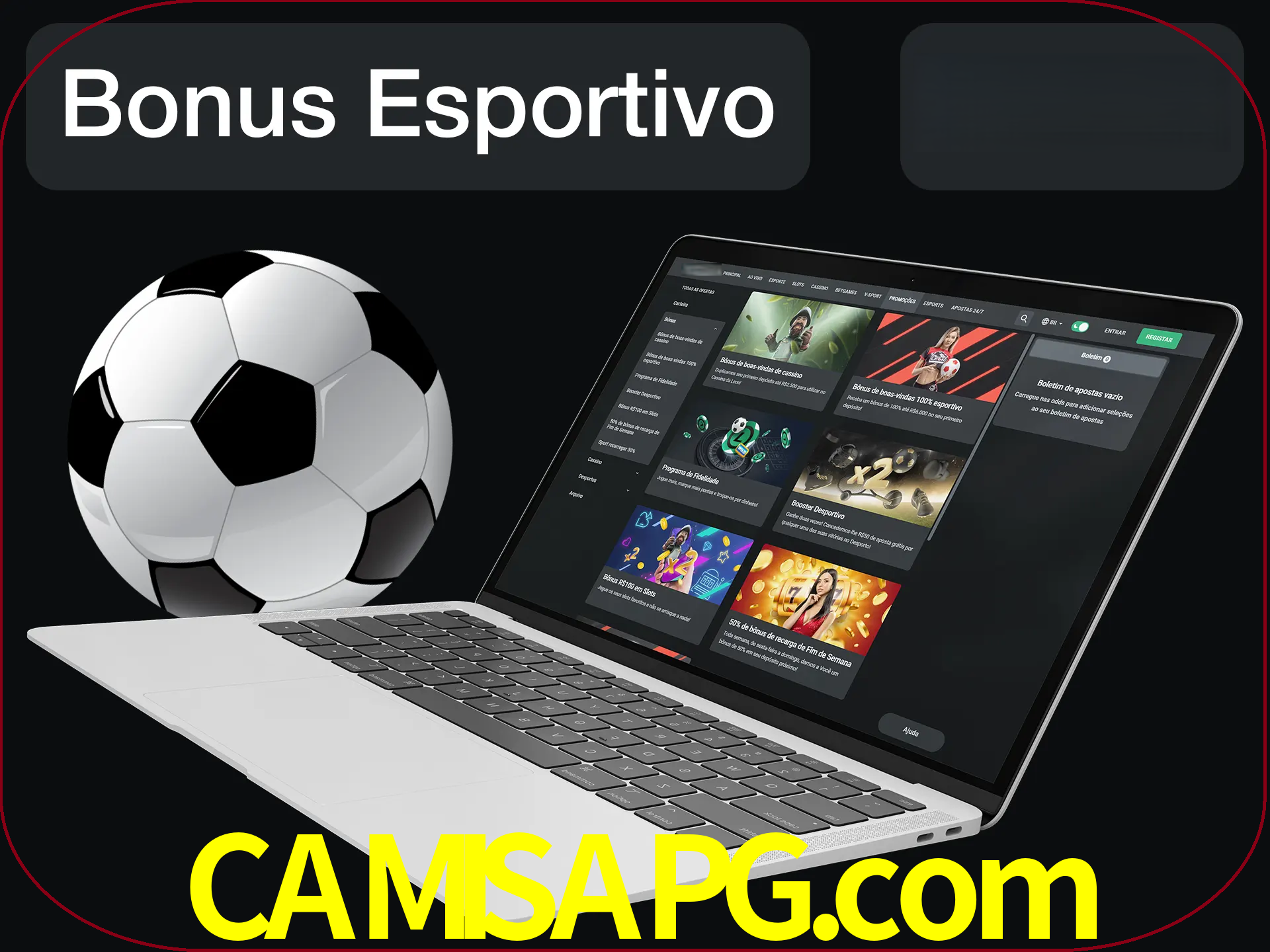 Antes de começar a apostar, use o bônus esportivo.